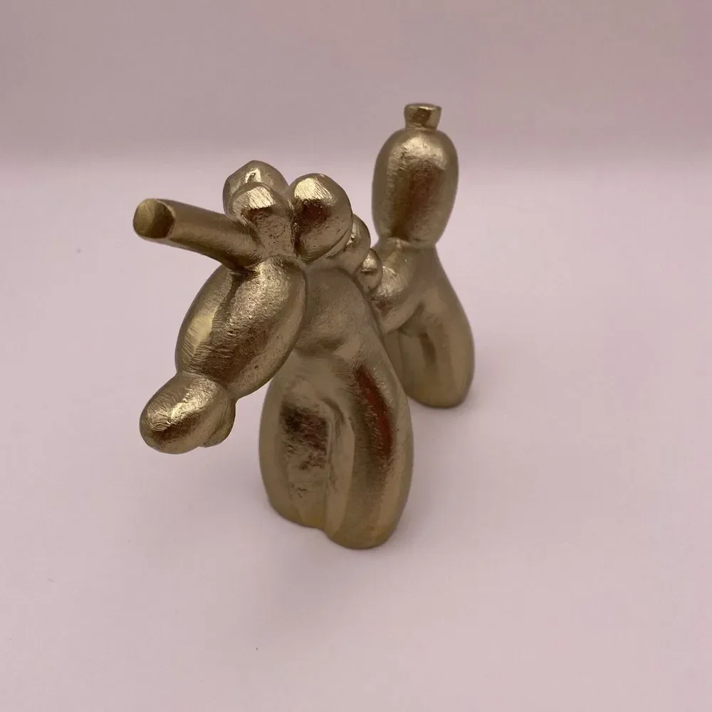 Gold Balloon Unicorn Decoration Paperweight Whimsical Desk Decoration‎